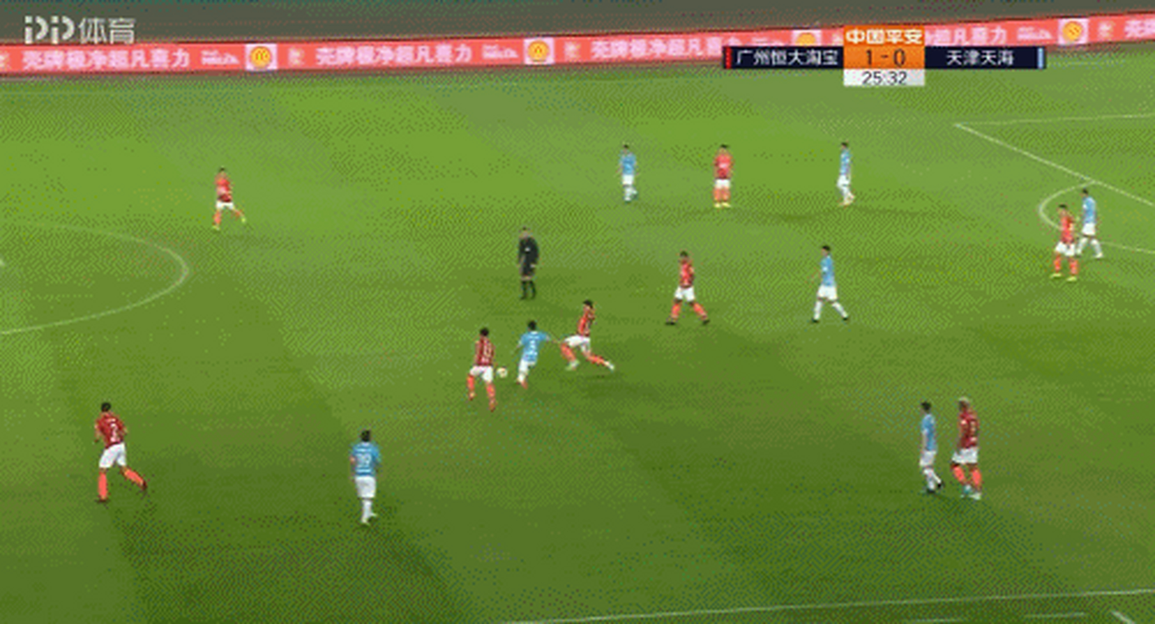 利记官网-天津天海客场败给广州恒大，保持中游位置